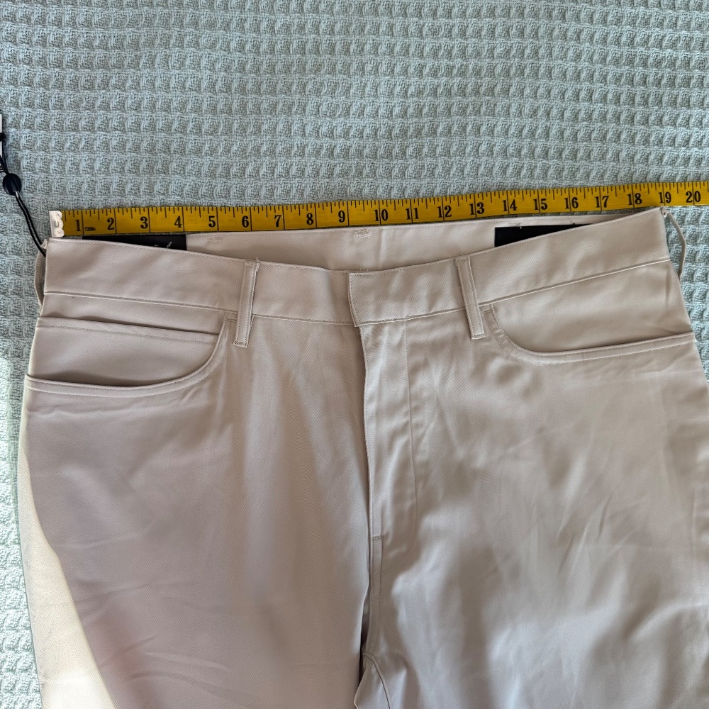 NWT RLX Ralph Lauren Active Fit Pants Mens 36x32 Basic Sand Golf Performance NEW - Picture 7 of 9